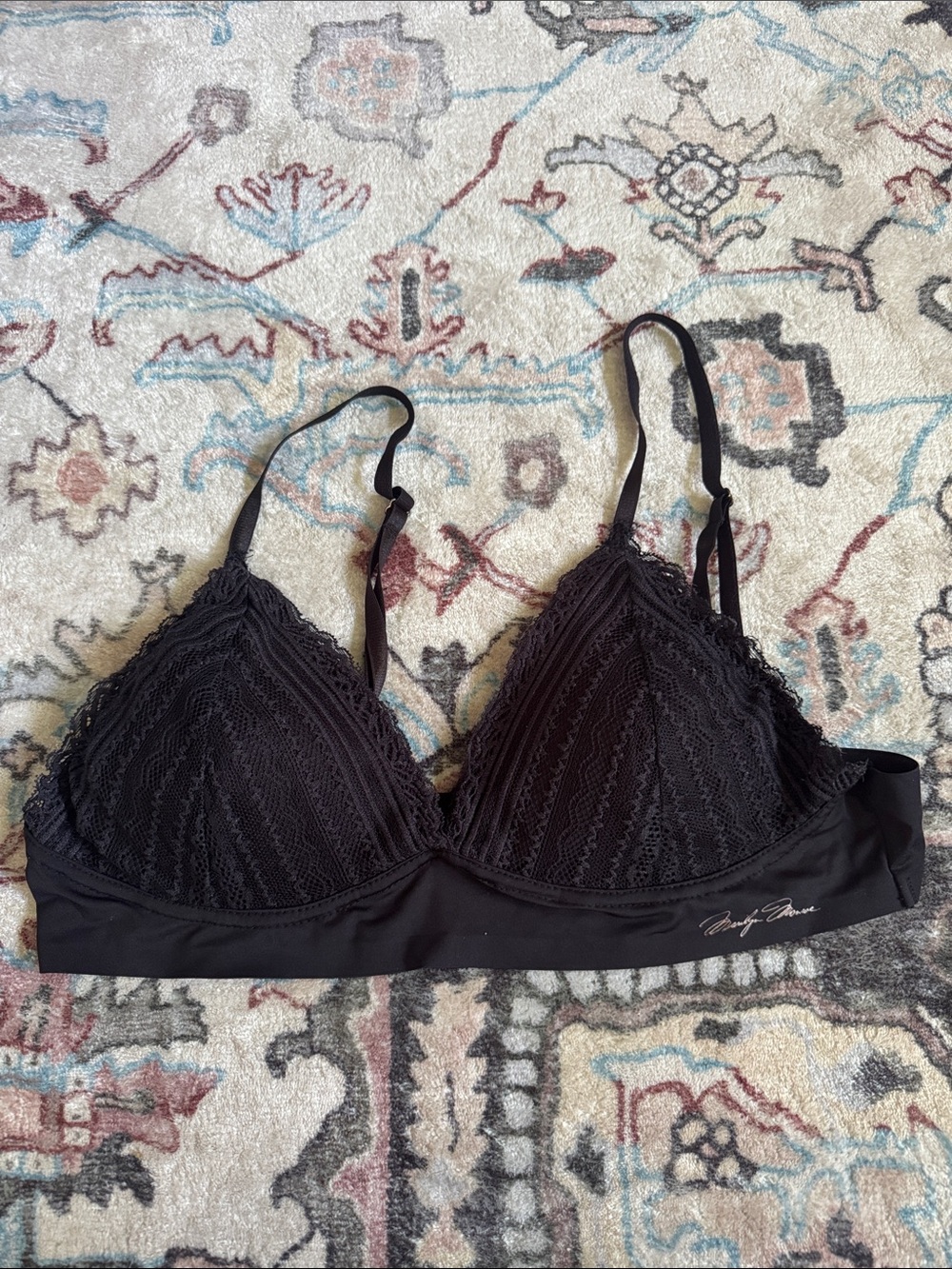 Marilyn Monroe Black Lace Bralette